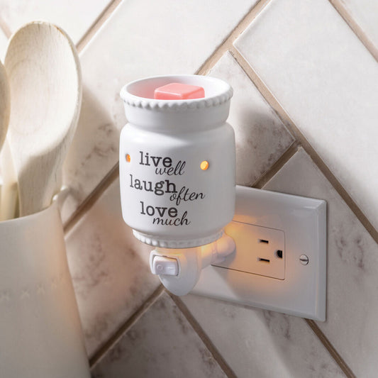 001-Live Laugh Love pluggable warmer
